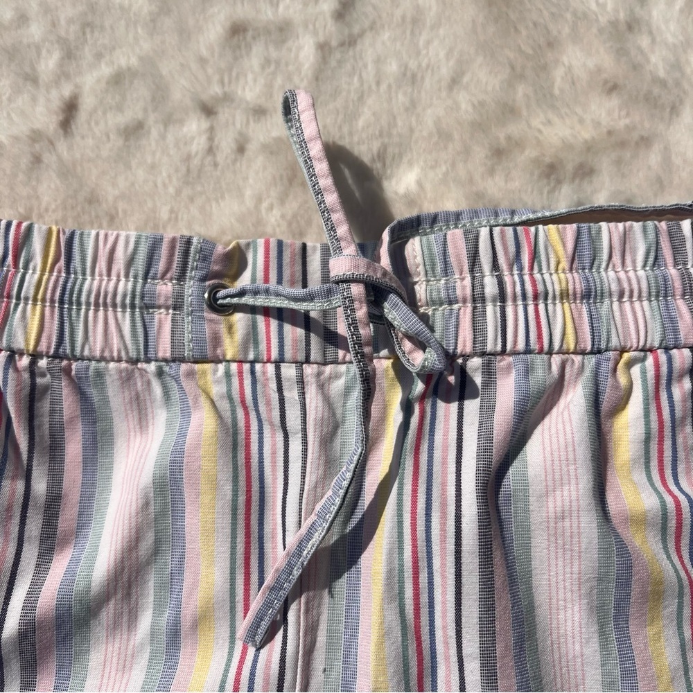 LOFT Striped Drawstring Shorts Pastel Pull On XS - Picture 3 of 6